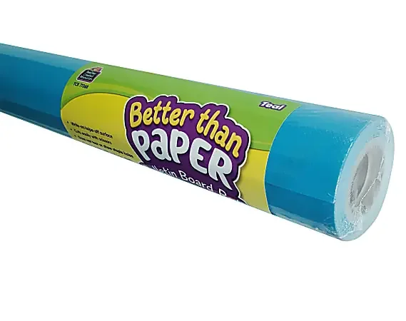Teacher Created Resources Better Than Paper Bulletin Board Roll, 48″ x 12‘, Teal