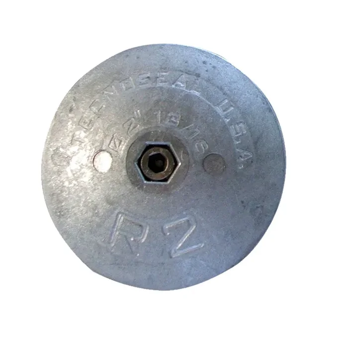 Tecnoseal R2 Rudder Anode – Zinc – 2-13/16″ Diameter