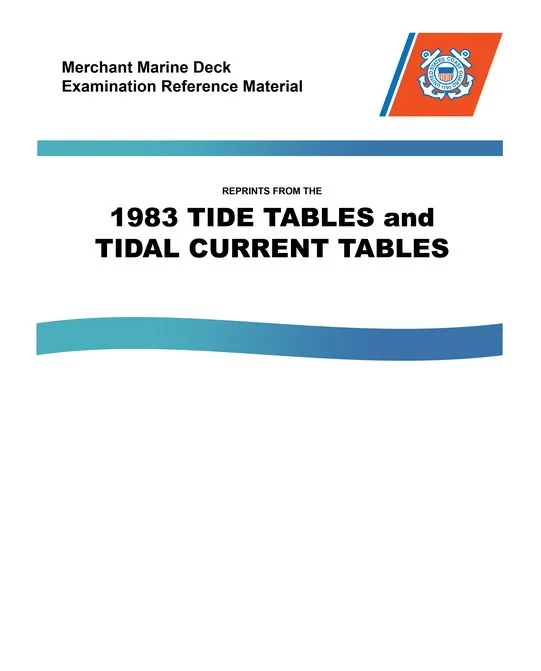 Tide Tables & Tidal Current Tables 1983