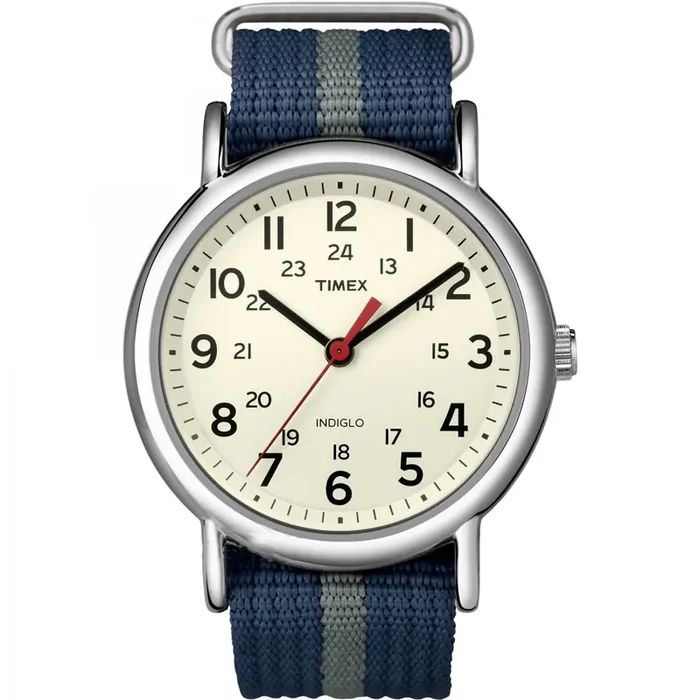Timex Weekender® Slip-Thru Watch – Navy/Grey