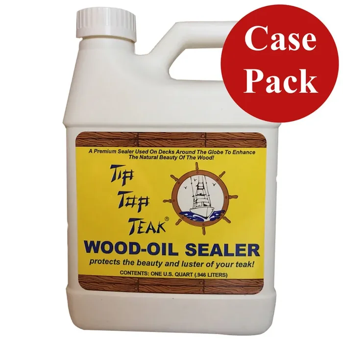 Tip Top Teak Tip Top Teak Wood Oil Sealer – Quart – *Case of 12*