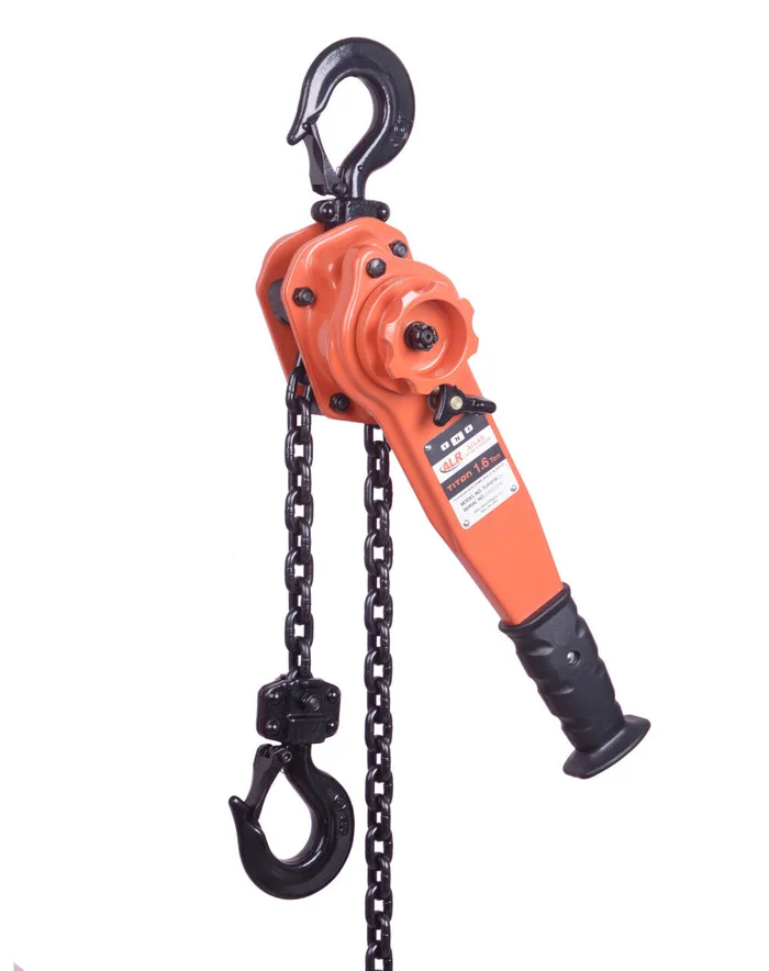 Titan Lever Hoist 1.6 Ton 3300 lbs 5′ Chain TLH-016-05