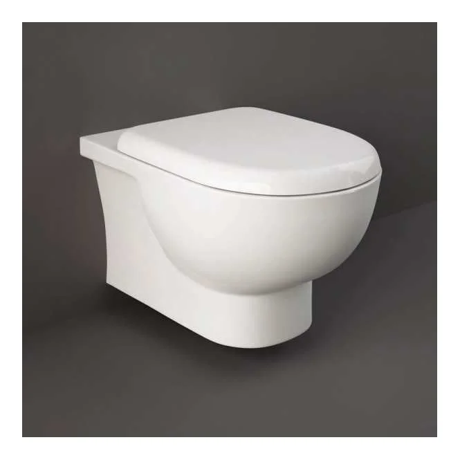 TONWHPAN/SC Tonique Rimless Wall Hung Toilet Hidden Fixation 550mm Projection Soft Close Seat