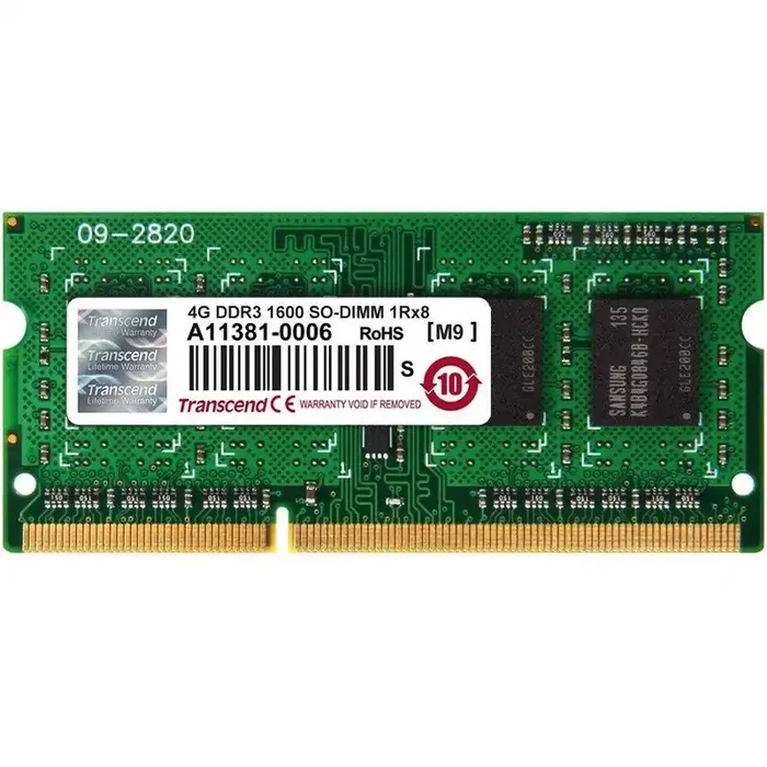 Transcend 4Gb Ddr3 Sdram Memory Module TS512MSK64V6H