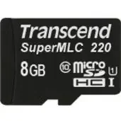 Transcend 8 GB Class 10/UHS-I (U1) microSDHC – 1 Pack