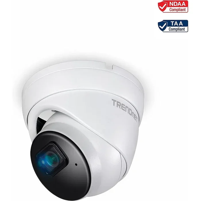 TRENDnet Indoor Outdoor 5MP H.265 PoE IR Fixed Turret Network Camera, IP66 Rated Housing,