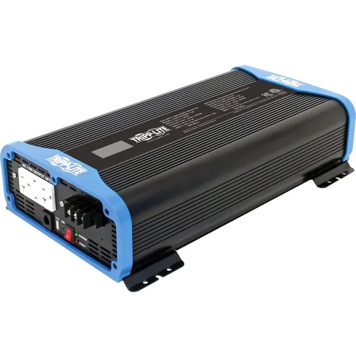 Tripp Lite 2000W Light-Duty Compact Power Inverter – 2x 5-15/20R, USB Charging, Pure Sine