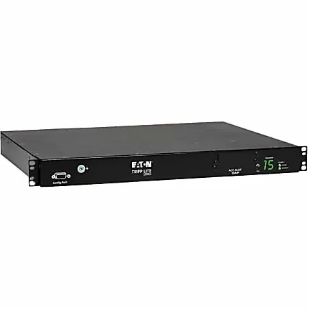 Tripp Lite PDU Metered ATS 2/2.4KW 200/240V 10 C13 2 C14 3.6M Cords 1URM – Horizontal rackmount – power distribution unit (rac – PDUMH15HVAT