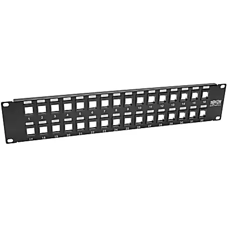 Tripp Lite® 32-Port Keystone Blank Patch Panel