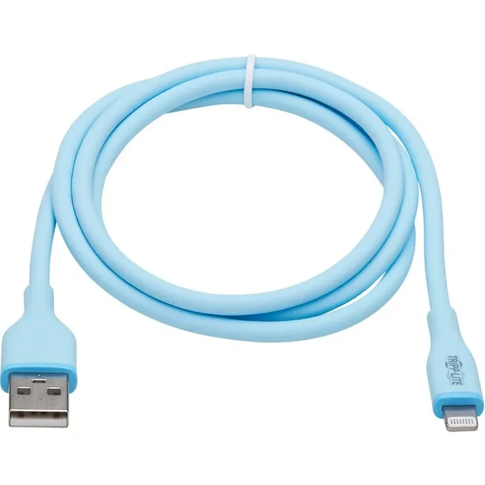 Tripp Lite Safe-IT USB-A to Lightning Sync/Charge Antibacterial Cable (M/M) Ultra Flexible