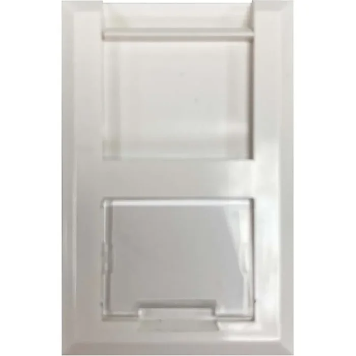 Tripp Lite UK-Style 6C-Type Unloaded Shuttered Module White – 1 x Total Number of Socket(s