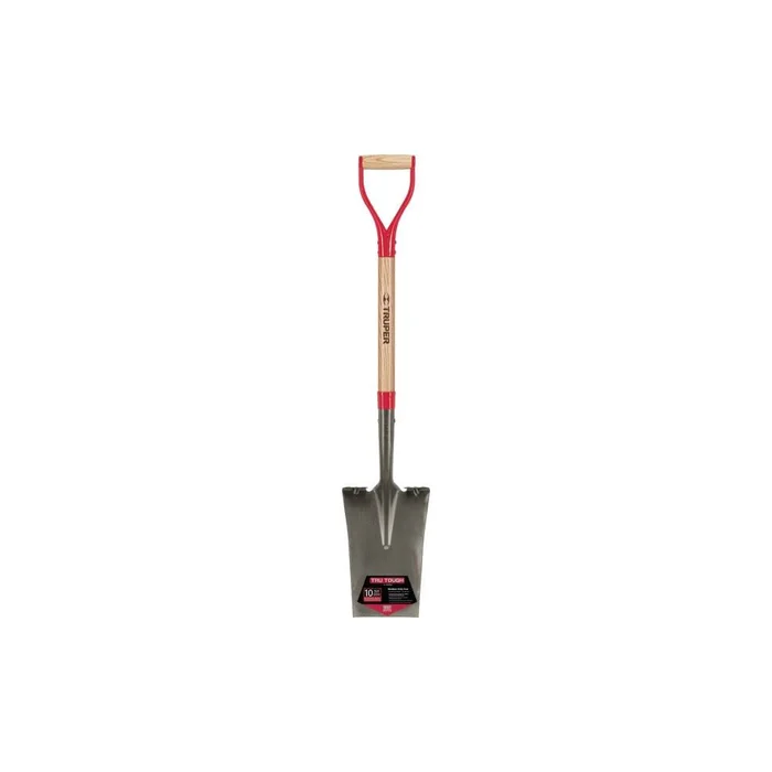 Tru Tough Garden Drain Spade Steel Blade Square 7006139