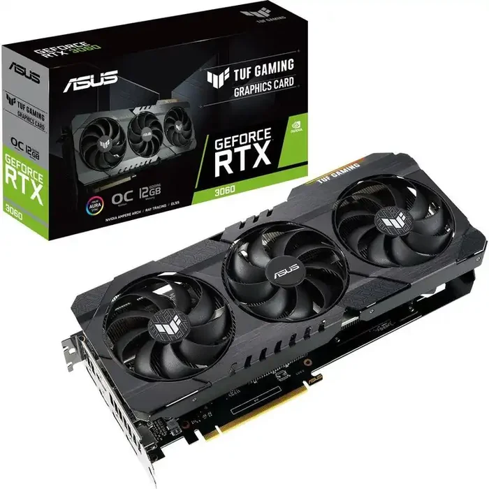 TUF NVIDIA GeForce RTX 3060 Graphic Card – 12 GB GDDR6