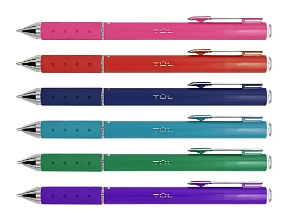 TUL® GL Series Retractable Gel Pen, Limited Edition, Medium Point, 0.7 mm, Assorted Barrel Color, Assorted Candy Ink (No Color Choice Available)