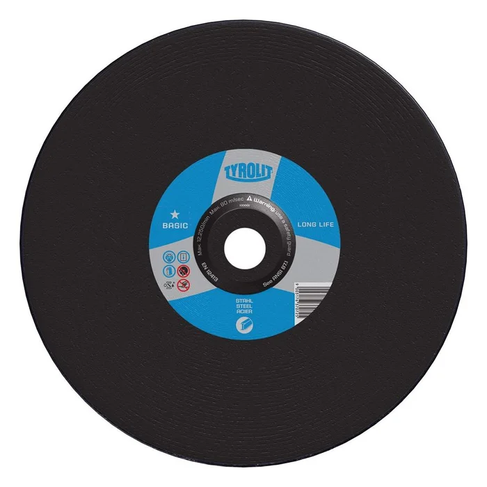 Tyrolit BASIC Heavy Duty High Speed Gas & Portable Saw Wheels for Steel-Type 1 51567