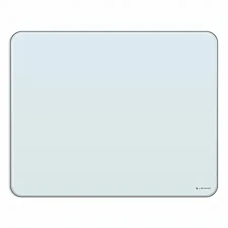 U Brands® Frameless Magnetic Cubical Dry-Erase Board, 16″ x 20″, Frosted White