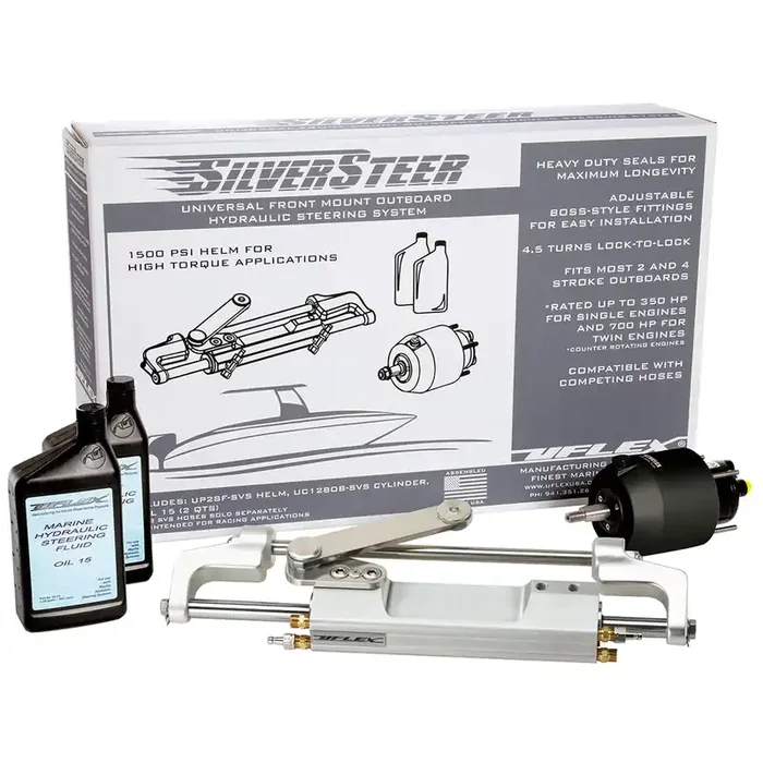 Uflex SilverSteer™ Outboard Hydraulic Tilt Steering System – UC130 V1