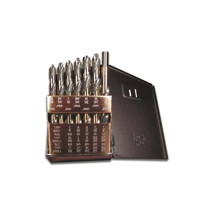 Ultra Bor Super Premium 135 Degree Split Point Jobber Length Drill Bit Set 29pc 92100