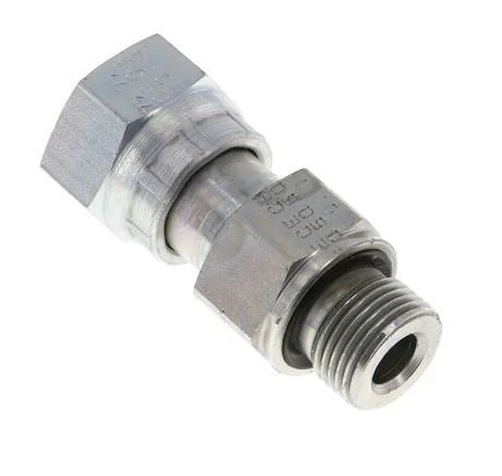 UN 13/16”-16 x G 3/8” F/M Zinc plated Steel Reducing Adapter ORFS 630 Bar – Hydraulic