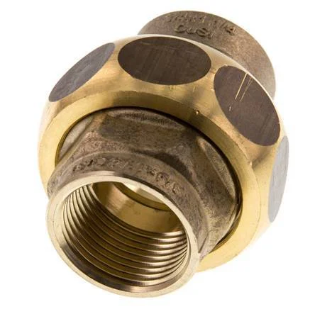 Union Straight Connector Rp3/4” Female Brass Flat Seal Centellen 16bar (224.8psi)