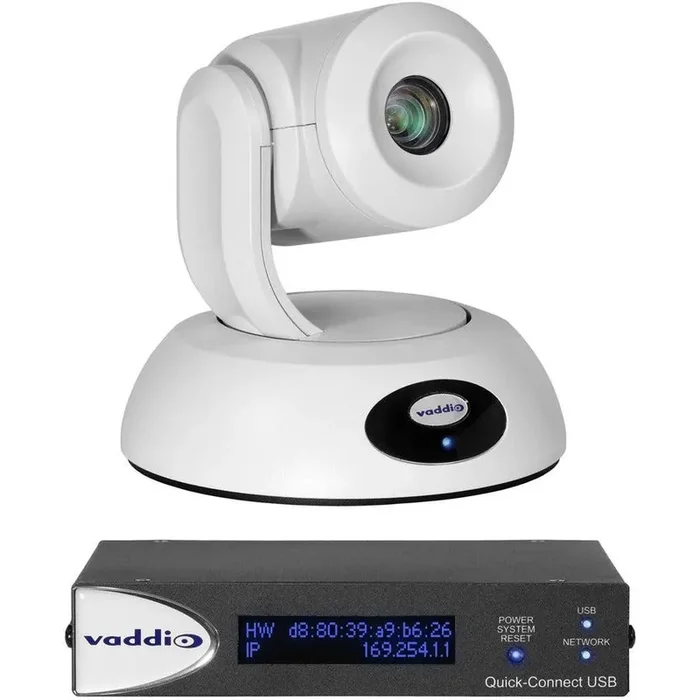 Vaddio RoboSHOT Elite Video Conferencing Camera – 8.5 Megapixel – 60 fps – White