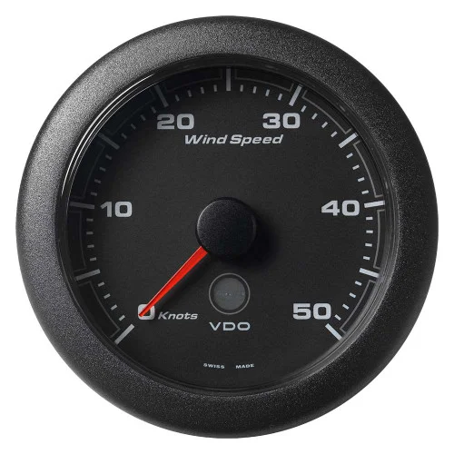 VDO Marine 3-3/8″ (85MM) OceanLink Apparent/True Wind Speed Gauge [A2C1957420001]