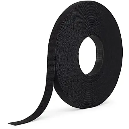 VELCRO® Brand One-Wrap Tie Bulk Roll, 0.75″ x 75‘, Black