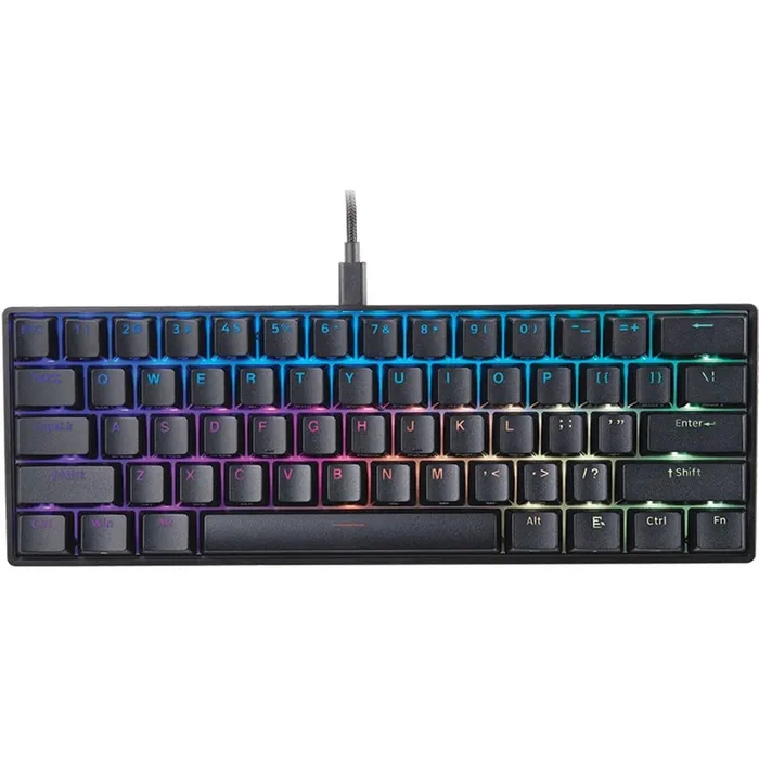 Verbatim S.T.R.I.K.E. 6 60% RGB Mechanical Keyboard – Cable Connectivity – USB Type C Inte