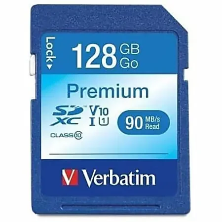 Verbatim™ Premium UHS-I Class 10 SDXC Memory Card, 128GB