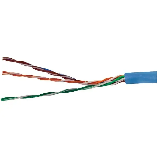 Vericom MBW5U-00932 CAT-5E U/UTP Solid Riser CMR Cable, 1,000 Ft. (Blue)