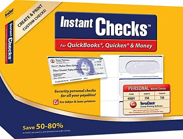 VersaCheck® InstantChecks™ Form 3001 Bundle, Disc