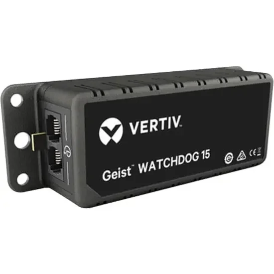 Vertiv Geist Environmental Monitor – Watchdog 15, Includes on-board temperature, humidity and dewpoint sensors. WATCHDOG15