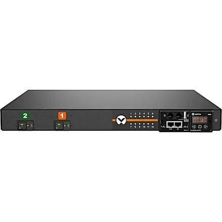Vertiv Geist Switched Rack PDU – 1U Rack 30A 5-20R L5-30P Horizontal PDU – Vertiv Geist Upgradeable Rack Power Distribution Unit