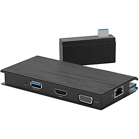 VisionTek VT100 Universal USB 3.0 Portable Dock – USB 3.0 Docking Station – Ports 2x USB 3.0 -RJ45 – 901200