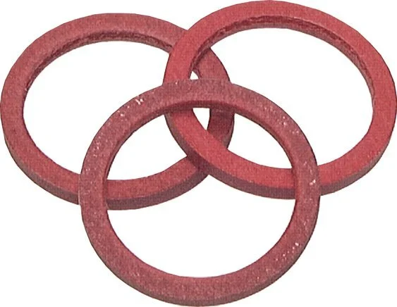 Vulcanized Fiber Gasket 10.2×15.9×1 mm [100 Pieces]