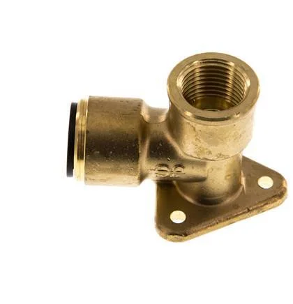 Wall-mounted Socket G1/2” Female x 15 mm Push-in Brass 16bar (224.8psi)