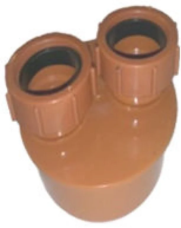 Waste Pipe Adaptor 40/40mm Double