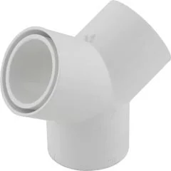 Waterway Plastics 120 Wye, 2″ Slip x 1-1/2″ Slip x 1-1/2″ Slip | 413-5040