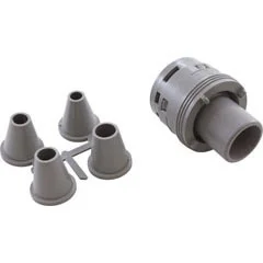 Waterway Plastics Nozzle, Waterway Poly Jet Caged Style, Directional, Gray | 210-8757