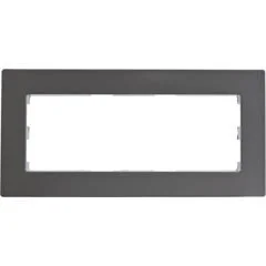 Waterway Plastics Skimmer Faceplate Cover, WW Renegade, Vinyl, Wide Mouth, Gry | 519-9547