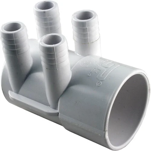 Waterway Plastics Sp Manifold 2″S X Dead End,(4)3/4″Rib Barb(Use 55-270-1519) | 672-7170