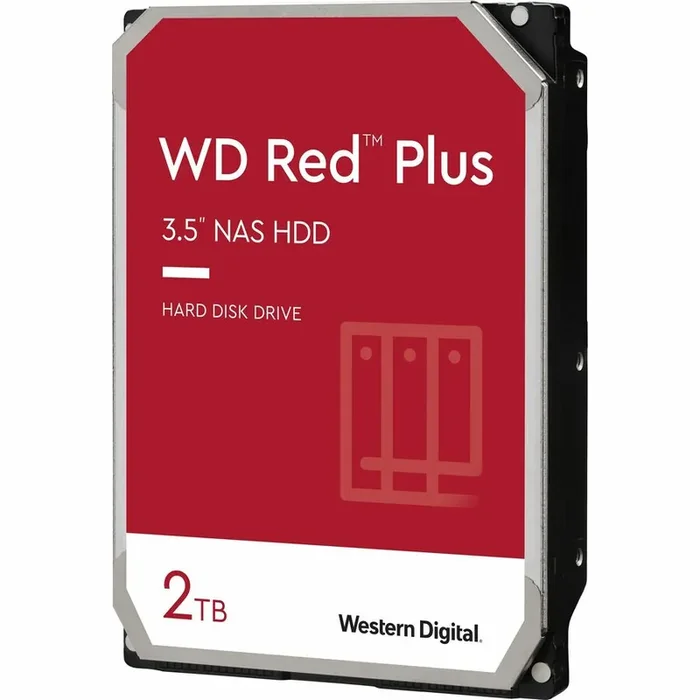 WD Red Plus WD20EFPX 2 TB Hard Drive – 3.5″ Internal – SATA (SATA/600)
