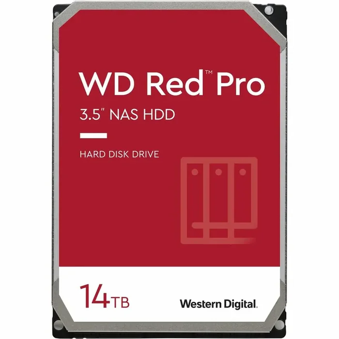 WD Red Pro WD142KFGX 14 TB Hard Drive – 3.5″ Internal – SATA (SATA/600) – Conventional