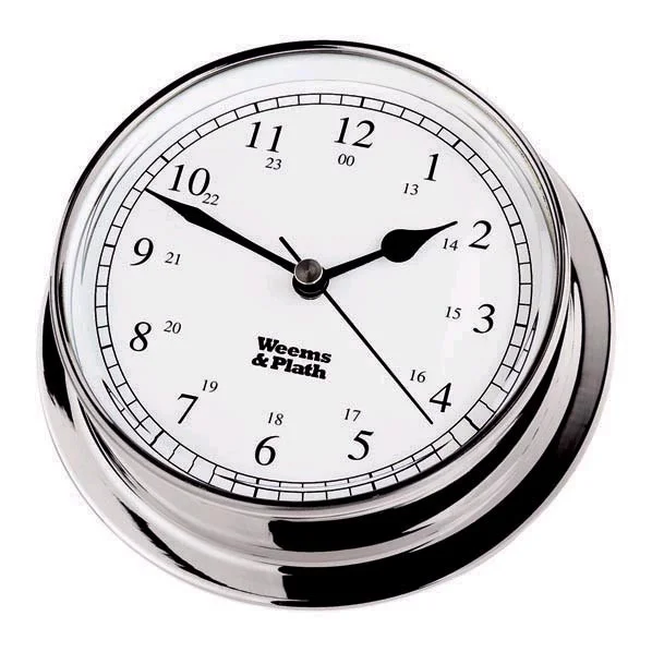 Weems & Plath Endurance 125 Clock Chrome
