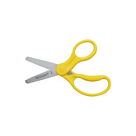 Westcott® Hard Handle Kids Value Scissors, 5″, Blunt, Assorted Colors