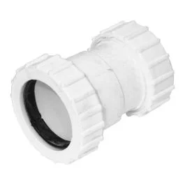 White 40mm x 32mm Universal Waste Reducer