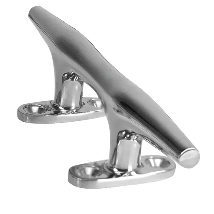 Whitecap Heavy Duty Hollow Base Stainless Steel Cleat – 8″