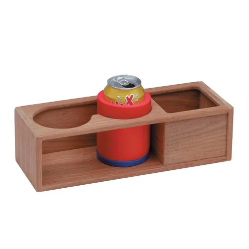 Whitecap Teak Two Insulated Drink/Binocular Rack w/Tray [62616]