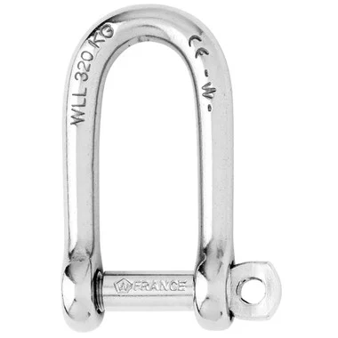 Wicahrd Self-Locking Long D Shackle – Diameter 5mm – 3/16″