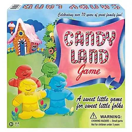 Winning Moves Retro Artwork Candy Land Tabletop Game, Ages 3+